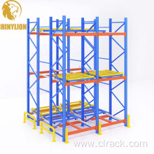 Push Back Racking System Warehouse Industrial Shelf